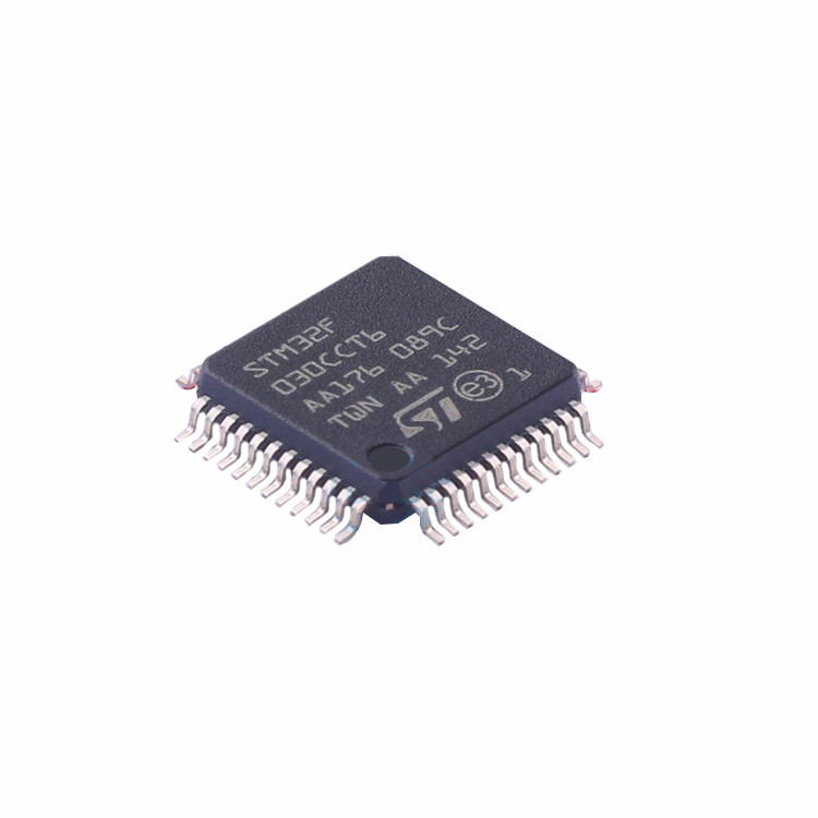 مدارهای مجتمع STM32F030CCT6TR ARM MCU 32 بیتی قطعات الکترونیکی آی سی تراشه های مدارهای مجتمع STM32F030CCT6TR
