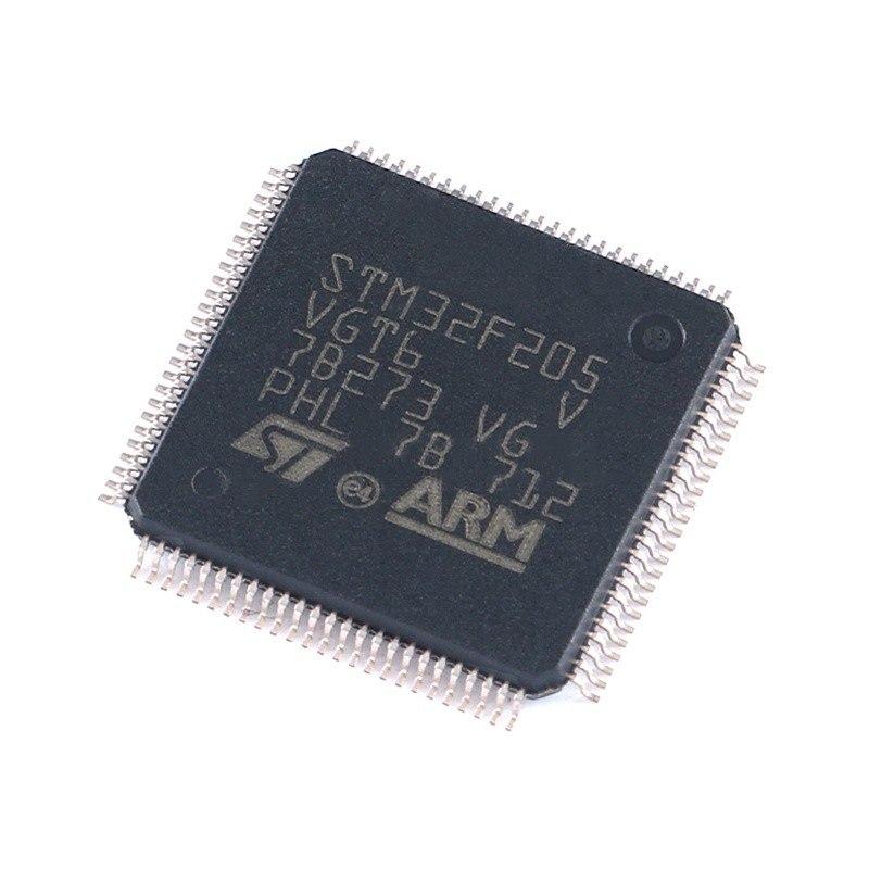 موجود است میکروکنترلر IC MCU 32BIT 1MB FLASH 100LQFP مدارهای مجتمع قابل برنامه ریزی تراشه آی سی STM32F205VGT6
