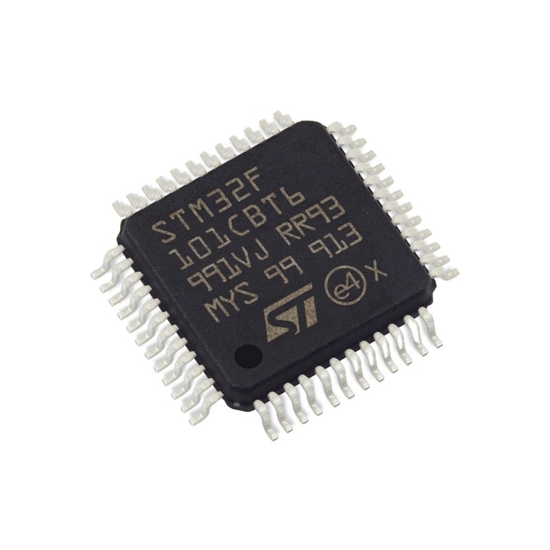موجود است میکروکنترلر IC MCU 32BIT 128KB FLASH 48LQFP مدارهای مجتمع آی سی تراشه STM32F101CBT6