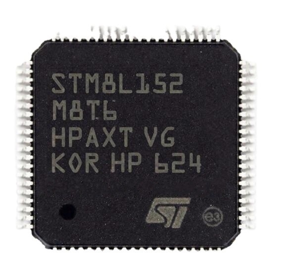 موجود است میکروکنترلر و پردازنده آی سی MCU 8BIT 64KB FLASH 80LQFP مدارهای مجتمع تراشه آی سی STM8L152M8T6