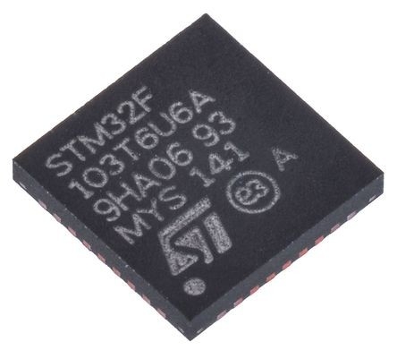 موجود است میکروکنترلر IC MCU 32BIT 32KB FLASH 36VFQFPN مدارهای مجتمع آی سی تراشه STM32F103T6U6A