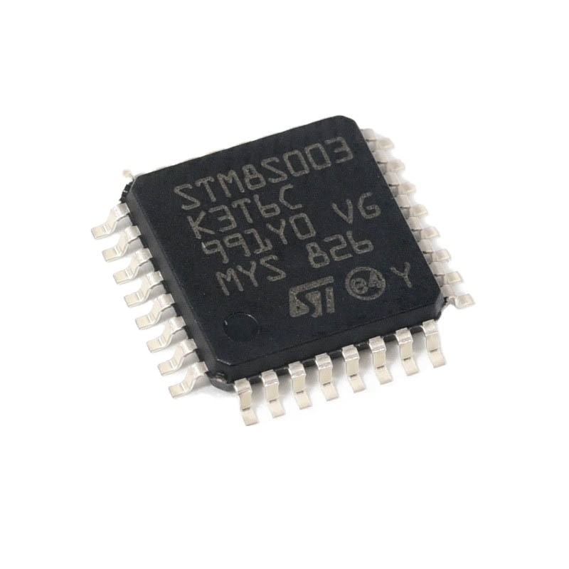 میکروکنترلرهای جدید اصلی MCU 8 بیتی STM8 CISC 8KB فلش 3.3V/5V 32 پین LQFP سینی قطعه الکترونیکی تراشه آی سی STM8S003K3T6C