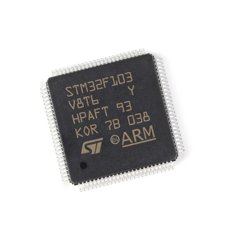 موجود است میکروکنترلر IC MCU 32BIT 64KB FLASH 100LQFP مدارهای مجتمع آی سی تراشه STM32F103V8T6