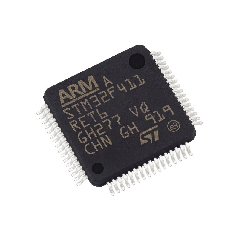 موجود است میکروکنترلر IC MCU 32BIT 512KB FLASH 64LQFP مدارهای مجتمع آی سی تراشه STM32F411RET6
