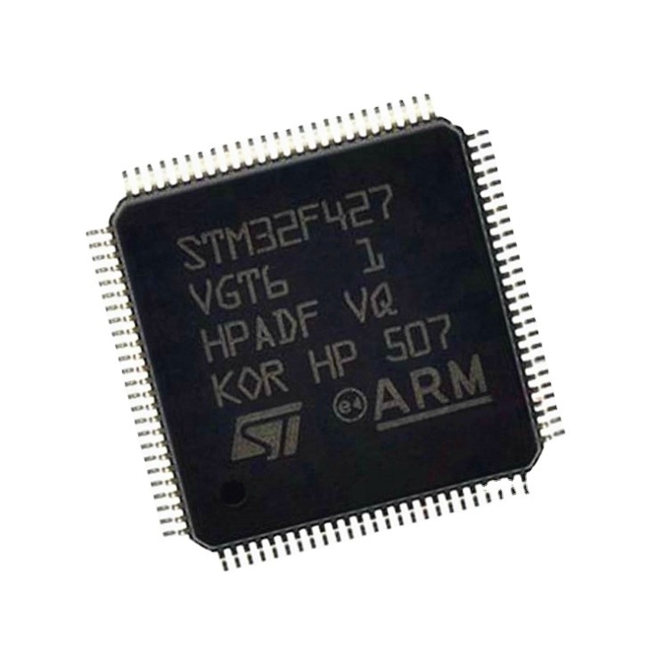 موجود است STM32F427VGT6 32 بیتی STM32f ARM Cortex M4 RISC 512kB فلش 100 پین میکروکنترلر LQFP تراشه IC MCU