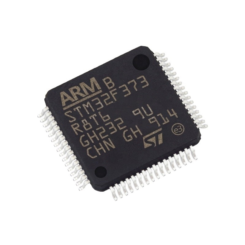 موجود است میکروکنترلرها و پردازنده ها آی سی MCU 32BIT 64KB FLASH 64LQFP مدارهای مجتمع قابل برنامه ریزی تراشه آی سی STM32F373R8T6