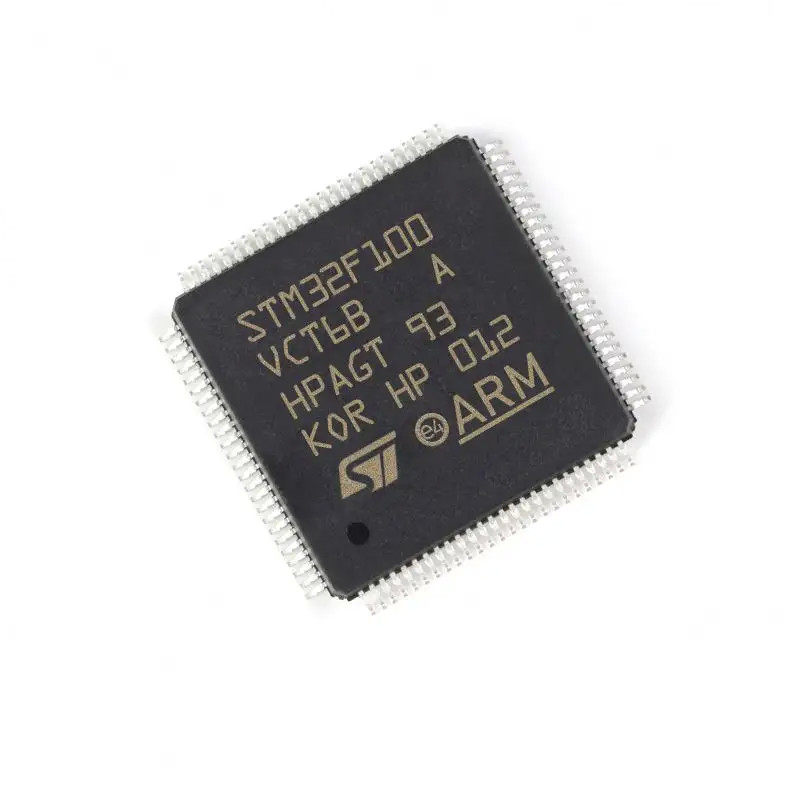 موجود است میکروکنترلر IC MCU 32BIT 256KB FLASH 100LQFP مدارهای مجتمع تراشه آی سی STM32F100VCT6B