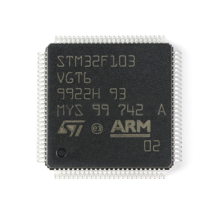 موجود است میکروکنترلر IC MCU 32BIT 1MB FLASH 100LQFP قطعات الکترونیکی مدارهای مجتمع STM32F103VGT6