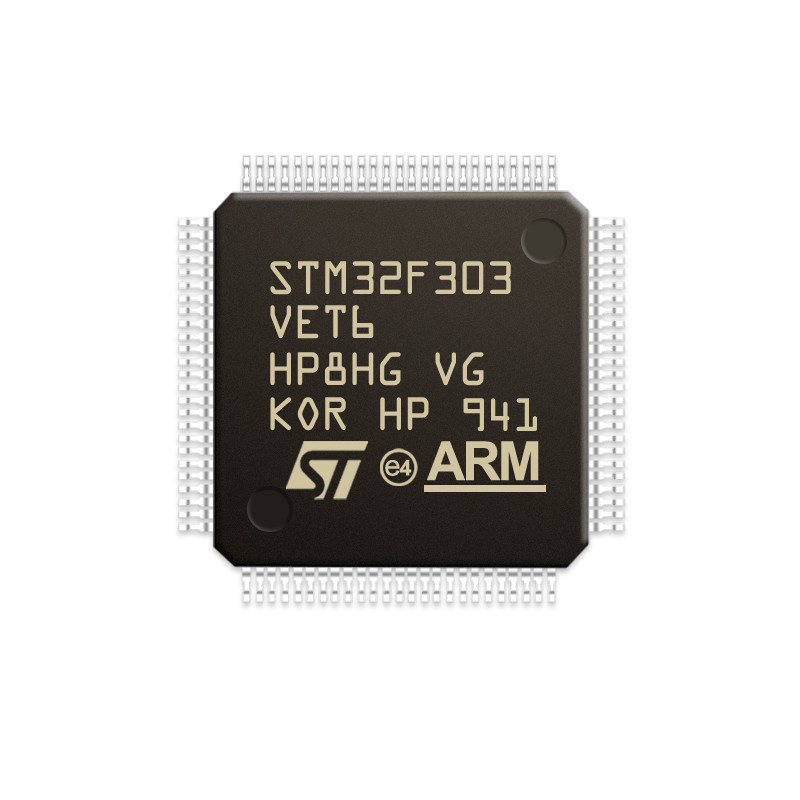 Chuangyunxinyuan STM32F303VET6 با کیفیت در فروشگاه مدار مجتمع قطعات الکترونیکی میکروکنترلر MCU LQFP100 STM32F303VET6