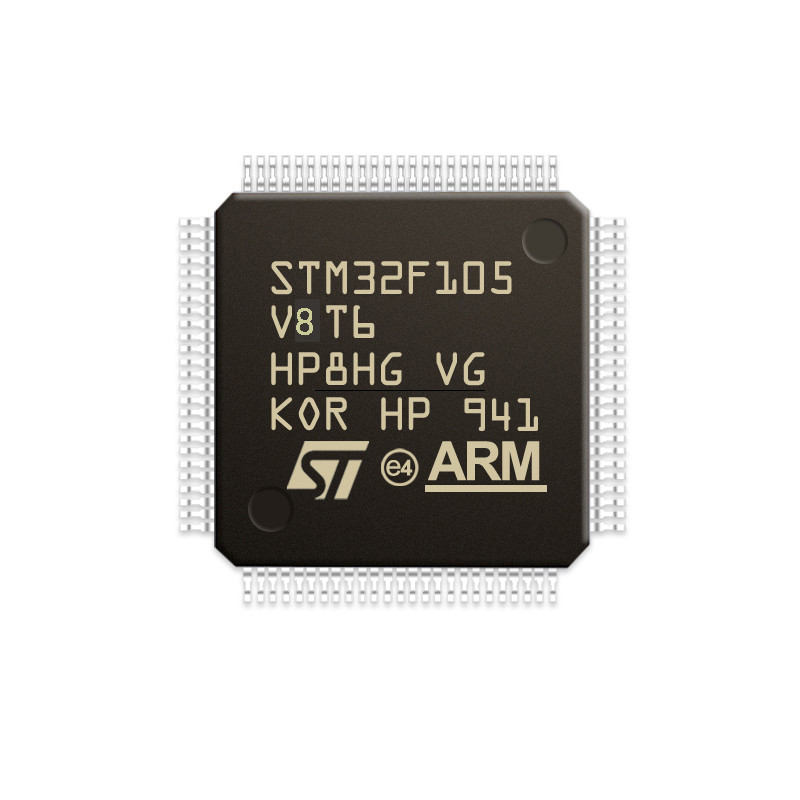 میکروکنترلر آی سی Chuangyunxinyuan STM32F105VCT6 LQFP64 MCU اصلی تراشه مدار مجتمع STM32F105VCT6