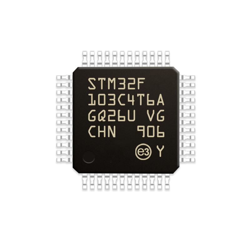 میکروکنترلر IC STM32F103C4T6A Chuangyunxinyuan STM32F103C4T6A 8 بیتی 16 مگاهرتز 32 کیلوبایت فلش 48-LQFP سری STM