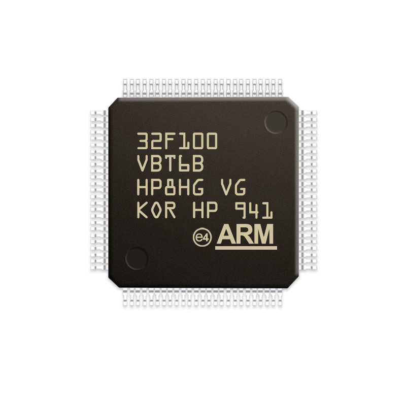 Chuangyunxinyuan STM32F100VBT6B با کیفیت در فروشگاه مدار مجتمع قطعات الکترونیکی میکروکنترلر MCU LQFP100 STM32F100VBT6B