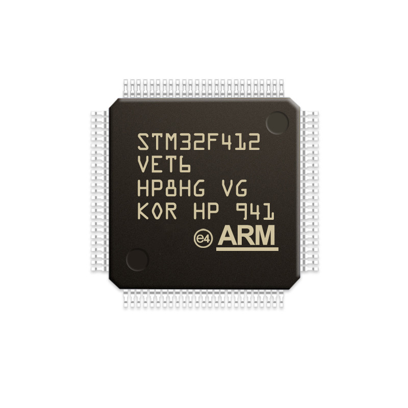 Chuangyunxinyuan STM32F412VET6 با کیفیت در فروشگاه مدار مجتمع قطعات الکترونیکی میکروکنترلر MCU LQFP100 STM32F412VET6