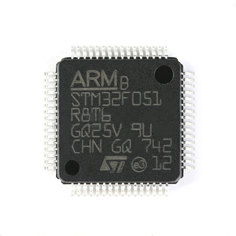 میکروکنترلر مدار مجتمع IC MCU 32BIT 64KB FLASH 64LQFP STM32F STM32F051 STM32F051R8T6 مارک اصلی