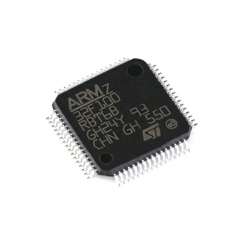 Chuangyunxinyuan جدید و اصلی آی سی MCU 32BIT 128KB FLASH Component Electronics 64LQFP STM32F100RBT6B
