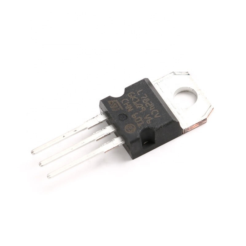 تراشه تنظیم کننده ولتاژ L7824CV لوازم برقی اصلی LM7824 24V 1.5A TO-220 Chuangyunxinyuan