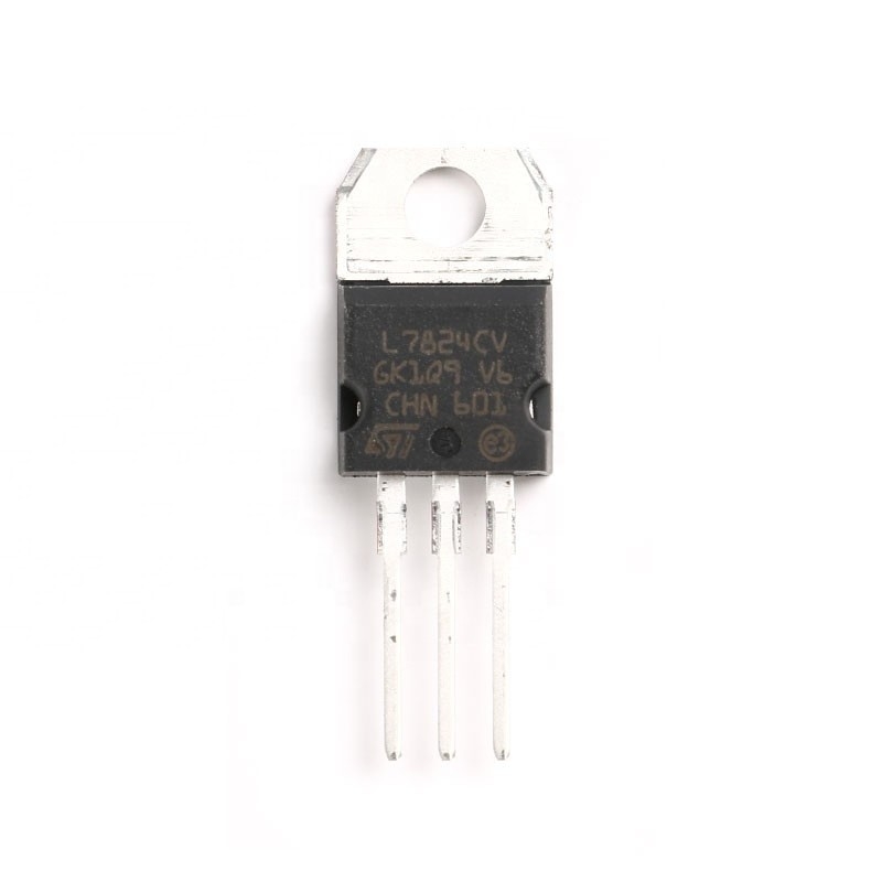 تراشه تنظیم کننده ولتاژ L7824CV لوازم برقی اصلی LM7824 24V 1.5A TO-220 Chuangyunxinyuan