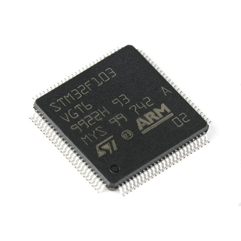 Chuangyunxinyuan IC STM32F103VGT6 قطعات الکترونیکی مدارهای مجتمع جدید اصلی LQFP100 MCU STM32F103VGT6 Ic