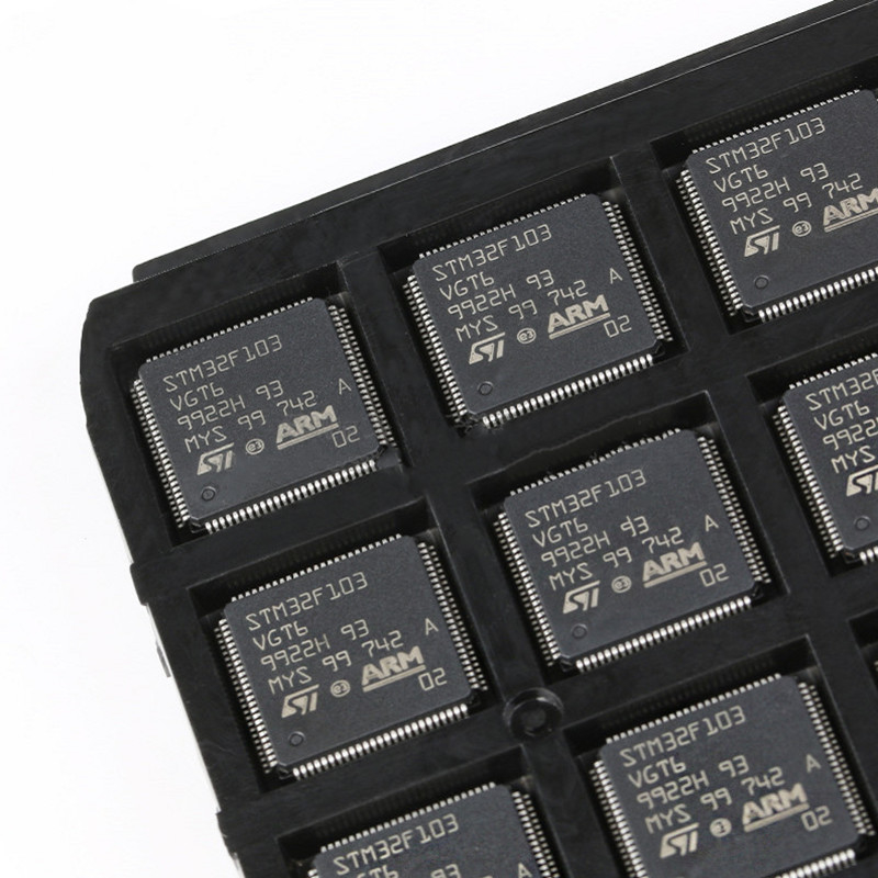 Chuangyunxinyuan IC STM32F103VGT6 قطعات الکترونیکی مدارهای مجتمع جدید اصلی LQFP100 MCU STM32F103VGT6 Ic