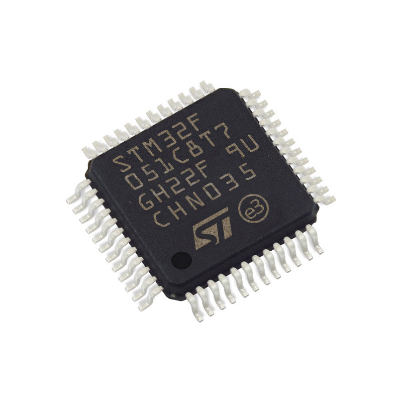 Chuangyunxinyuan STM32F051C8T7 LQFP48 قطعات الکترونیکی IC MCU میکروکنترلر مدارهای مجتمع آی سی STM32F051C8T7 موجود است
