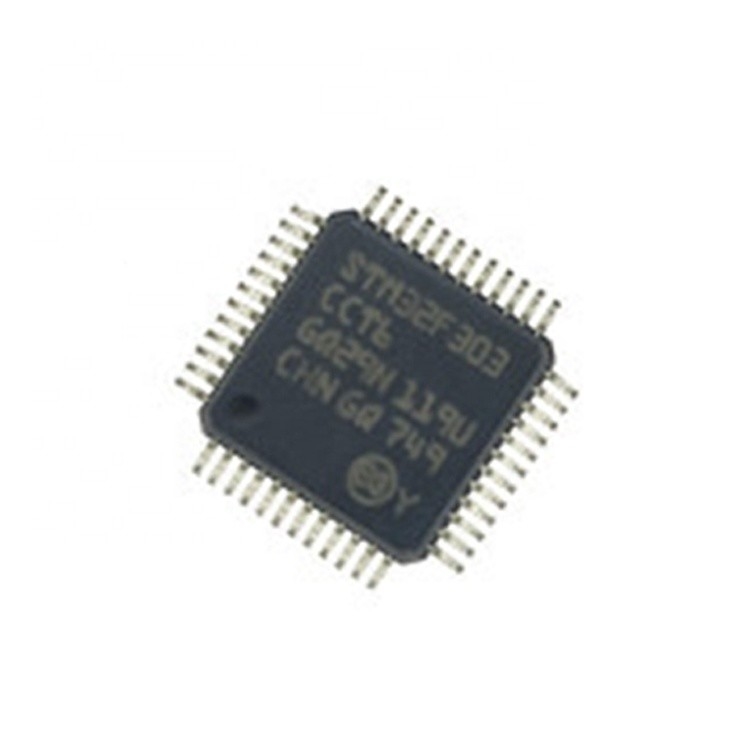 STM32F303 MCU 32 بیتی STM32F 256Kb فلش 2.5V/3.3V 48 پین سینی Lqfp تراشه STM32F303CCT6 موجود در آی سی