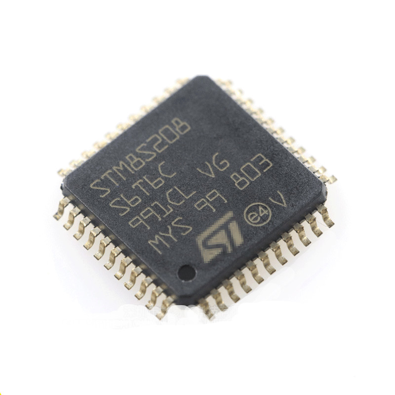 STM8S208S6T6C STM8S208S6T6 تراشه میکروکنترلر 8 بیتی LQFP44 مدار مجتمع 24 مگاهرتز 32 کیلوبایت حافظه فلش MCU