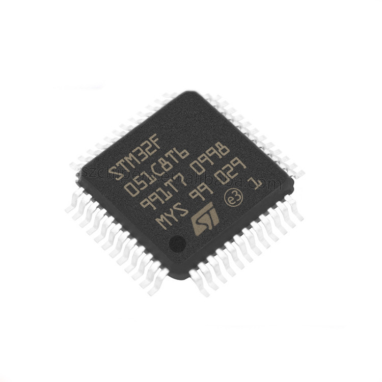کامپوننت الکترونیکی STM8S105 MCU ARM ADC DAC 32 بیتی 64K فلش 48 آی سی LQFP STM32F051C8T6