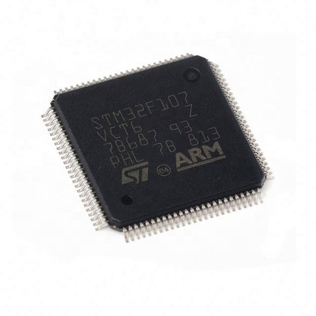قطعات الکترونیکی Mcu 32 بیتی Stm32 Arm M3 Risc 256Kb Flash 100-Pin Lqfp Stm32F Stm32F107 Lqfp100 Stm32F107Vct6