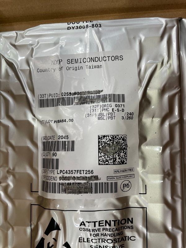 میکروکنترلر آی سی چیپ مدار مجتمع LPC4357FET256 BGA256 کاملا نو اصل و استفاده نشده